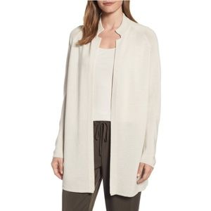 Eileen Fisher Tencel Knit Jacket (Cream) - Large